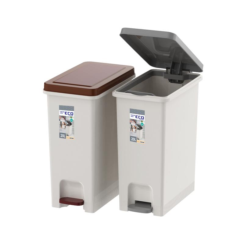 Thùng rác nhựa đạp chân Eco 20 lít