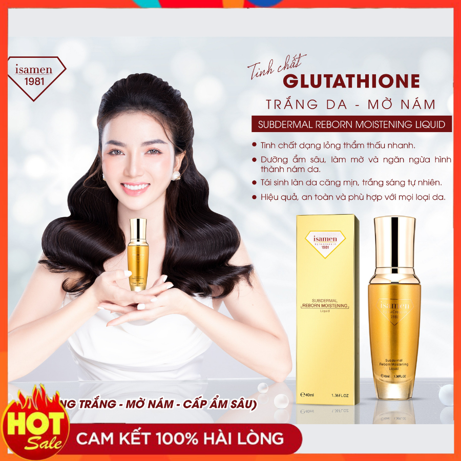 Tinh chất trắng da mờ nám Glutathione  iSAMEN 40ml