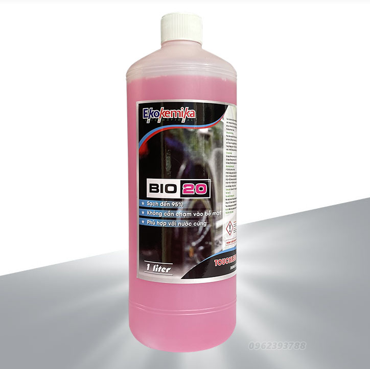 Dung dịch không chạm BIO 20 Ekokemika 1L rửa xe máy, ôtô con, bụi bẩn ít