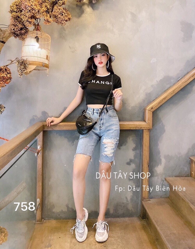 QUẦN SHORT NỮ LỬNG THỜI TRANG WYN SHOP YY3