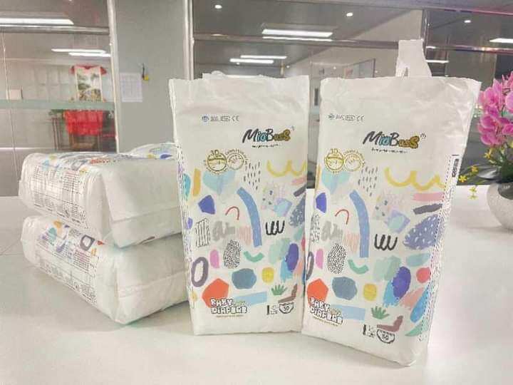 Bỉm bao bì  #MIOBUSS  giá 100 miếng freeship