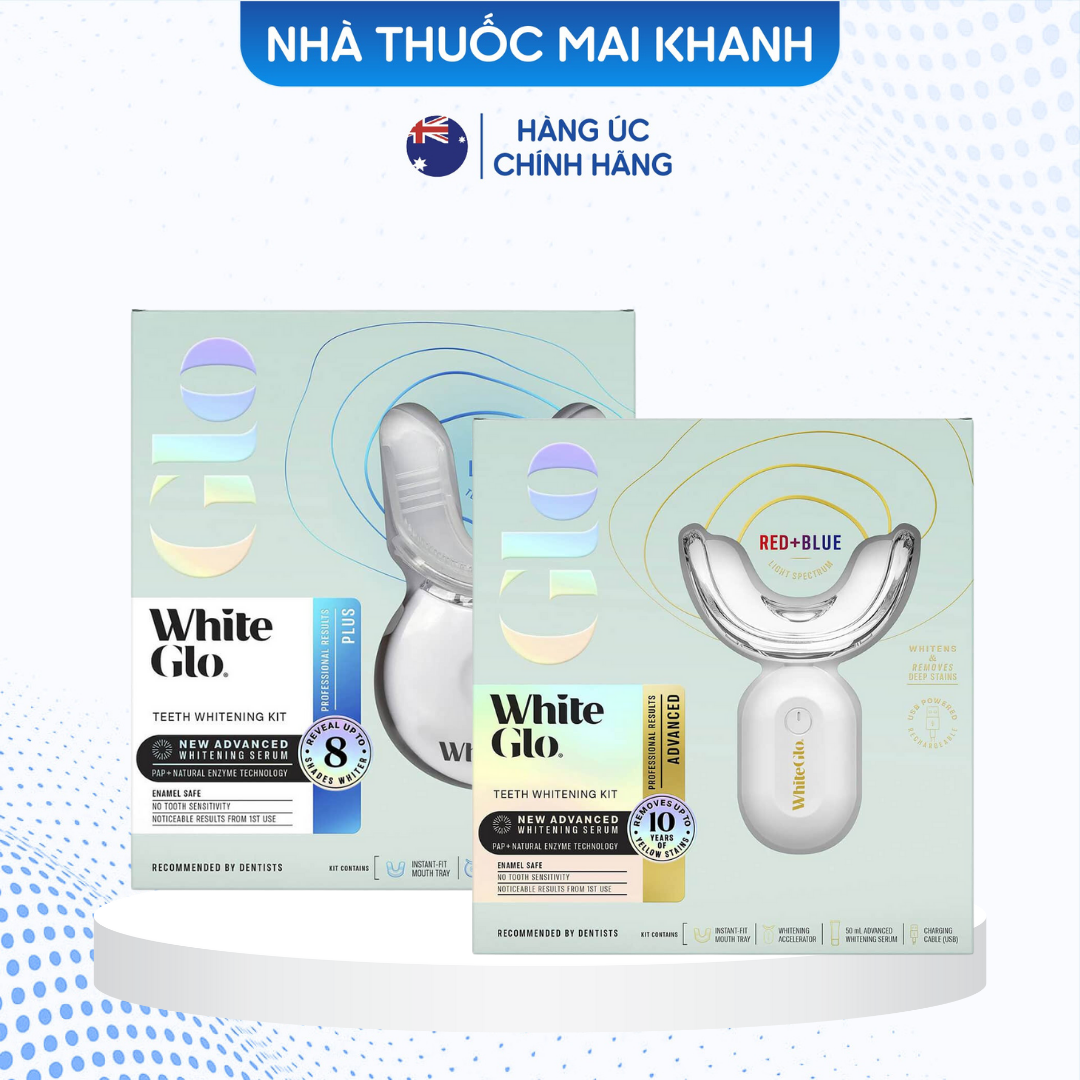 [THANH LÝ] Máy tẩy trắng răng làm trắng răng không ê buốt white glo