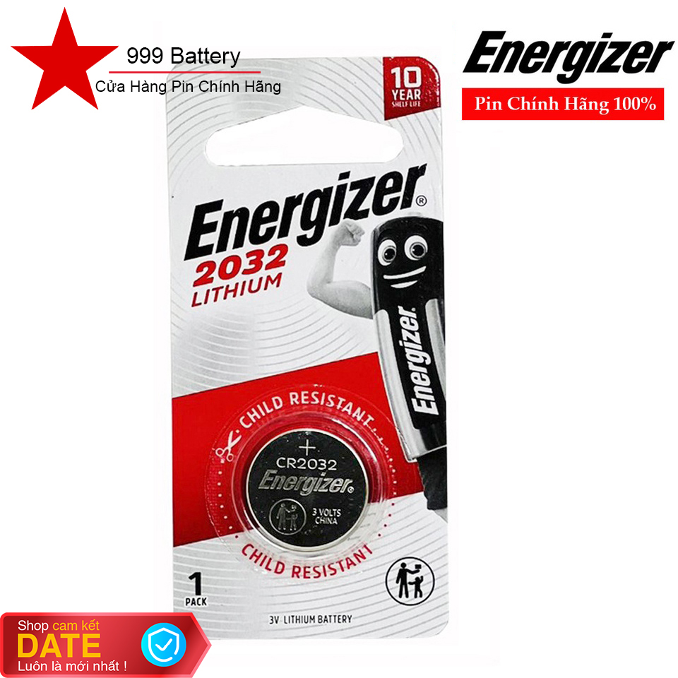 Pin cr2032 energizer lithium 3v chính hãng