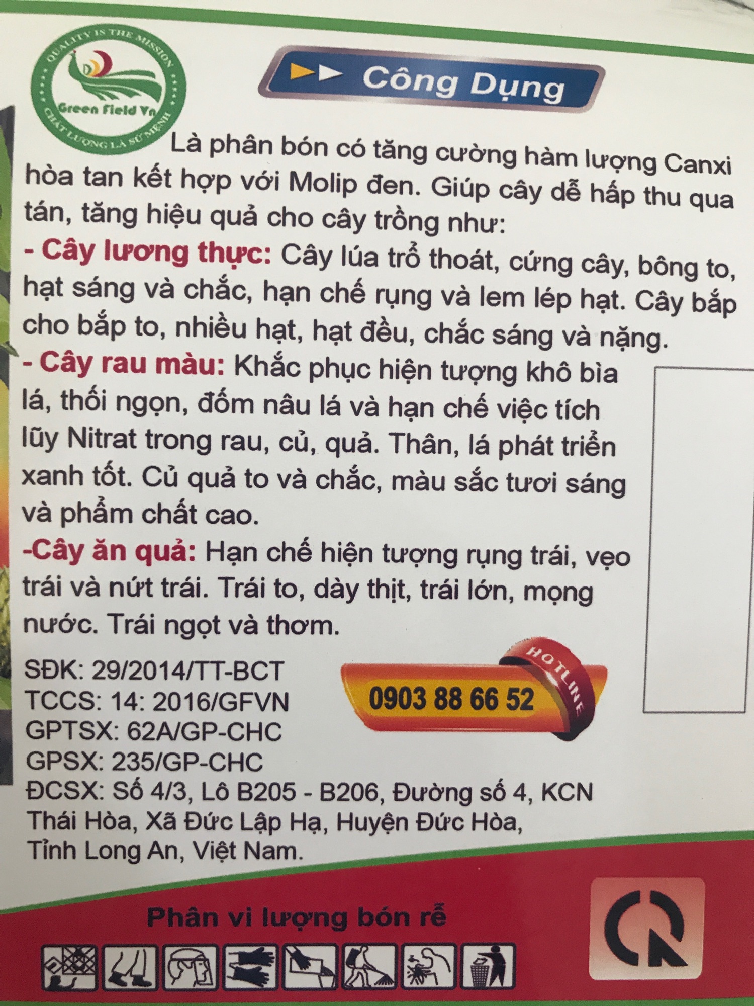 [HCM]Phân bón Canxi Bo