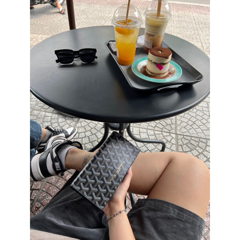Ví Dài EDMOND MASION MONOGRAM Wallet đen EDM full box size 18cm