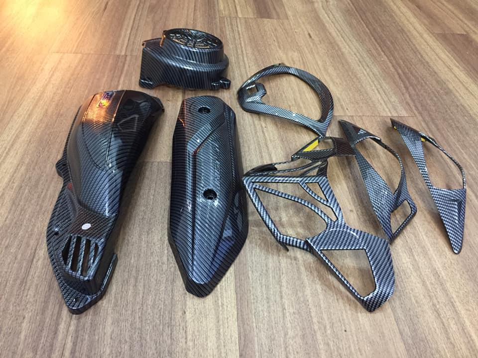 Bộ ốp carbon cho xe VISION 2014-2020