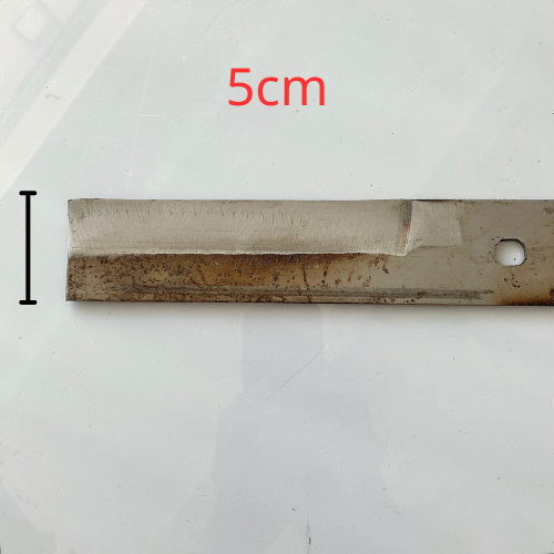 Lưỡi dao lắp máy thái chuối dài 43cm trục 14mm. Lỗ Vuông