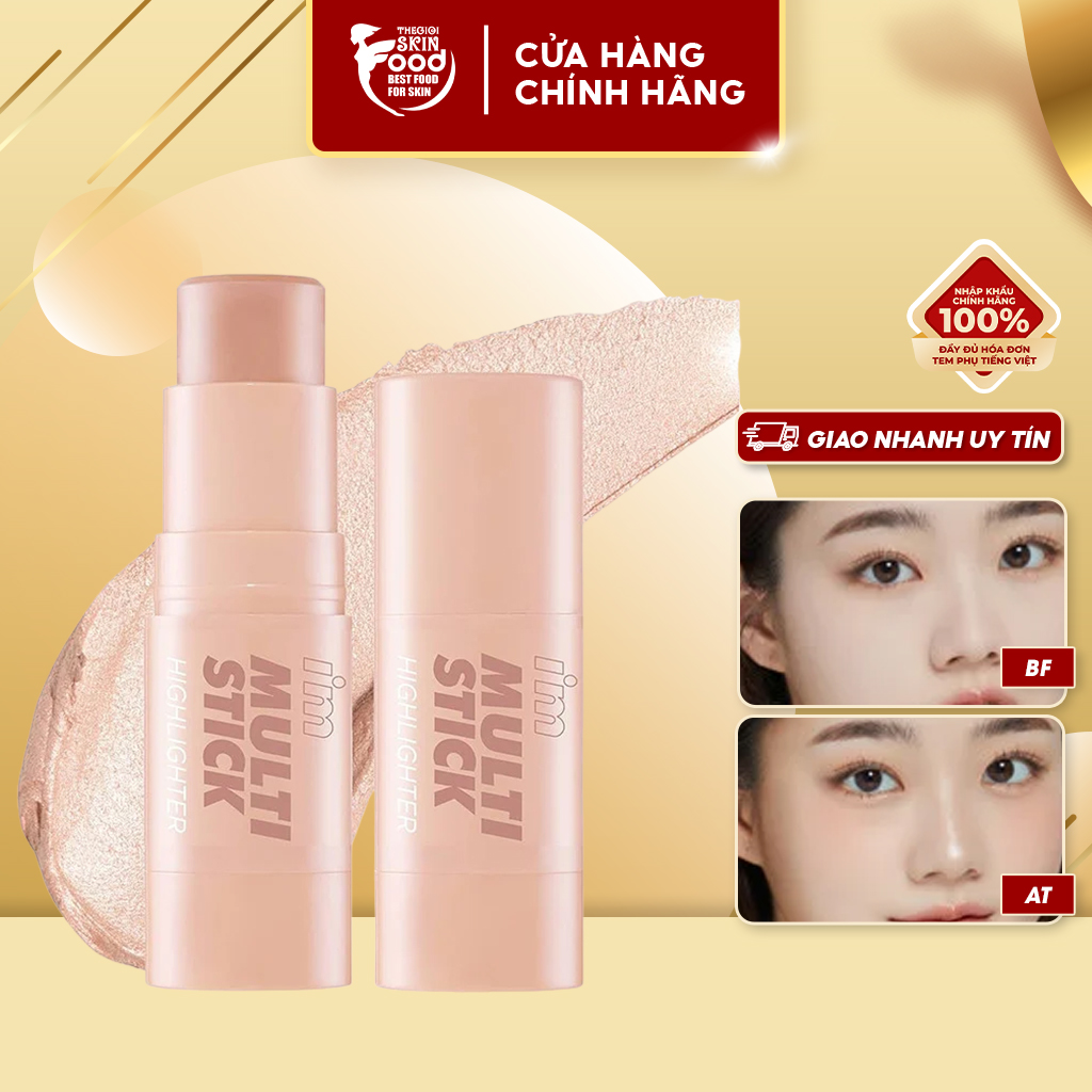 Phấn bắt sáng lấp lánh dạng thỏi i'm meme i'm multi stick highlighter 7g