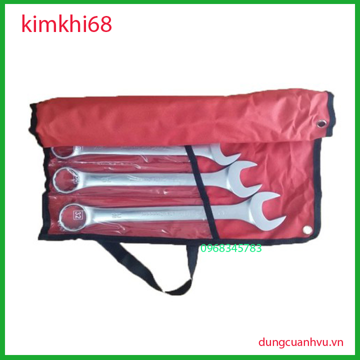 Bộ cờ lê 14 chi tiết 10- 32mm (khoá vòng miệng)