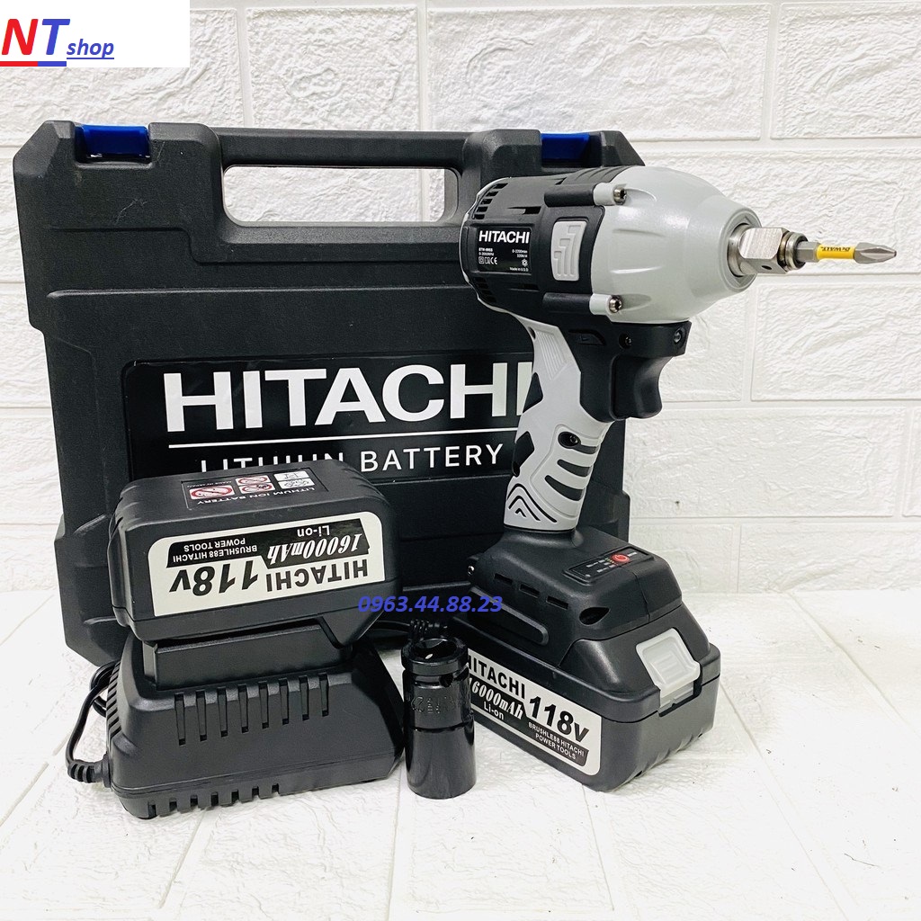 máy siết bulong HITACHI 88v 2 pin