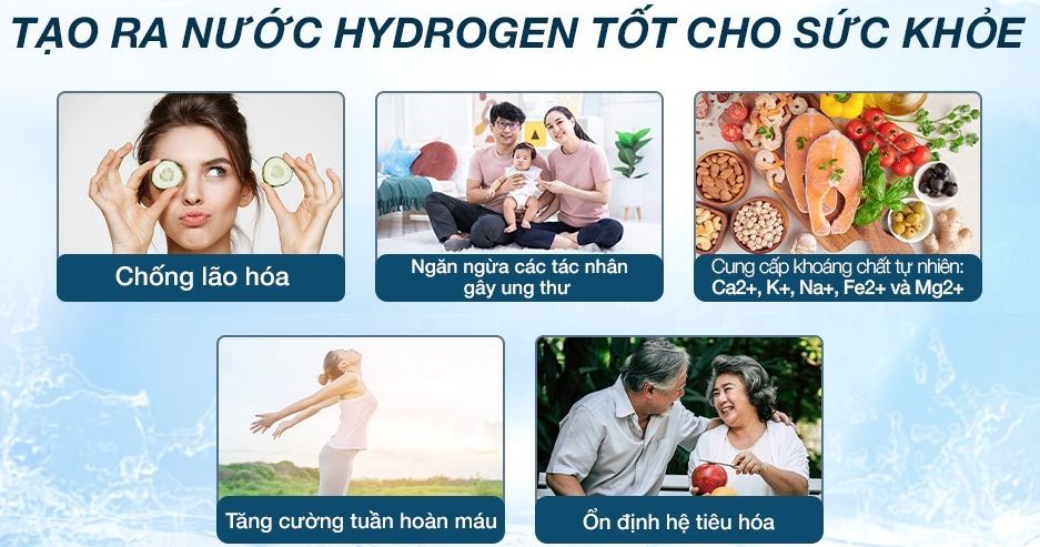 Máy lọc nước RO Hydrogen Kangaroo KG100HU 5 lõi chính hãng 100% Máy lọc nước RO HydrogenĐể bànLắp âm Số lõi lọc:  5 lõiRO 75 GPD sản xuất Hàn Quốc