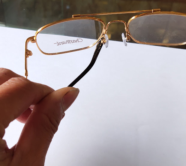 Gọng  kính dẻo[charmant ]titanium 2 cầu
