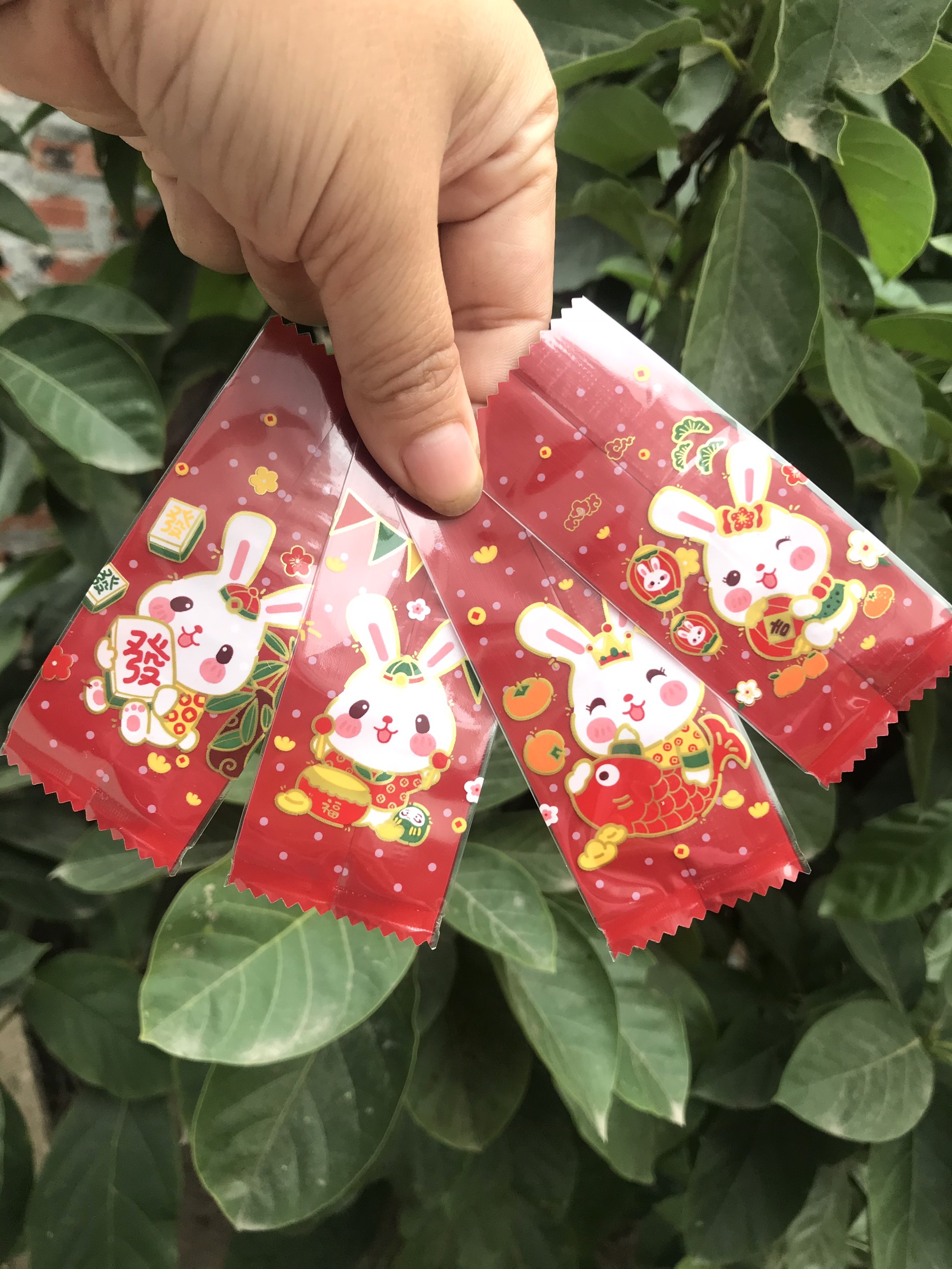 100 túi kẹo nougat Thỏ Đỏ H78