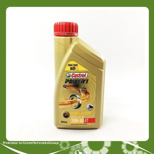 Dầu nhớt Castrol Power1 4T 10W-40 Loại 800ml Greennetworks