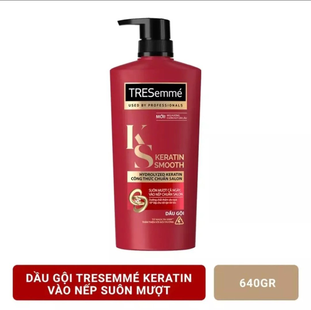 [Chính hãng] Dầu Gội TRESEMME Keratin Smooth 640g - Date 2025