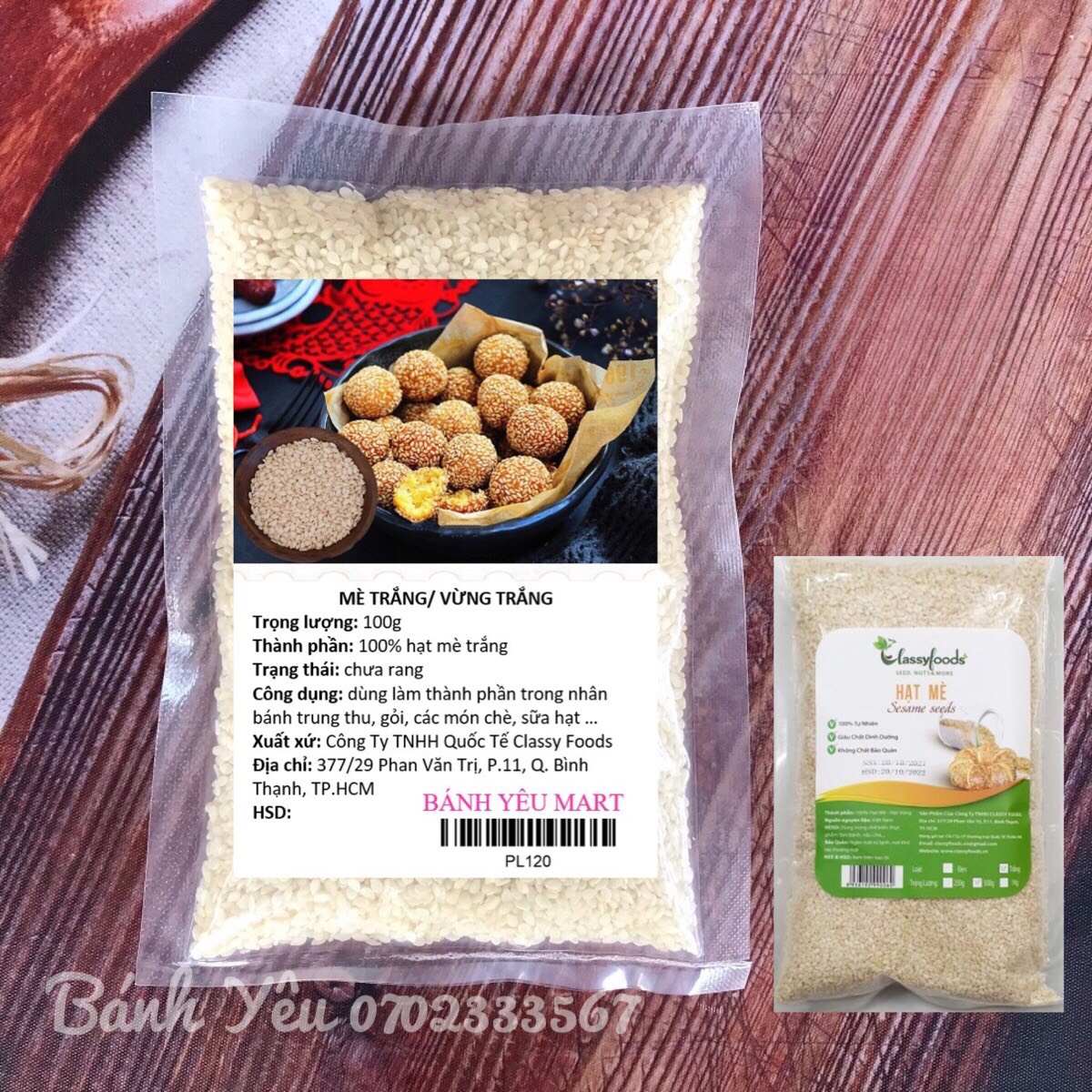 Mè trắng Chia-100g