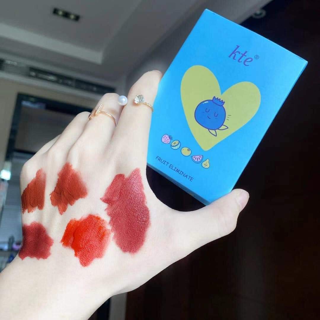 Sét 5 Son Kem Kte Siêu Lỳ Mềm Môi Lên Màu Cực Chuẩn