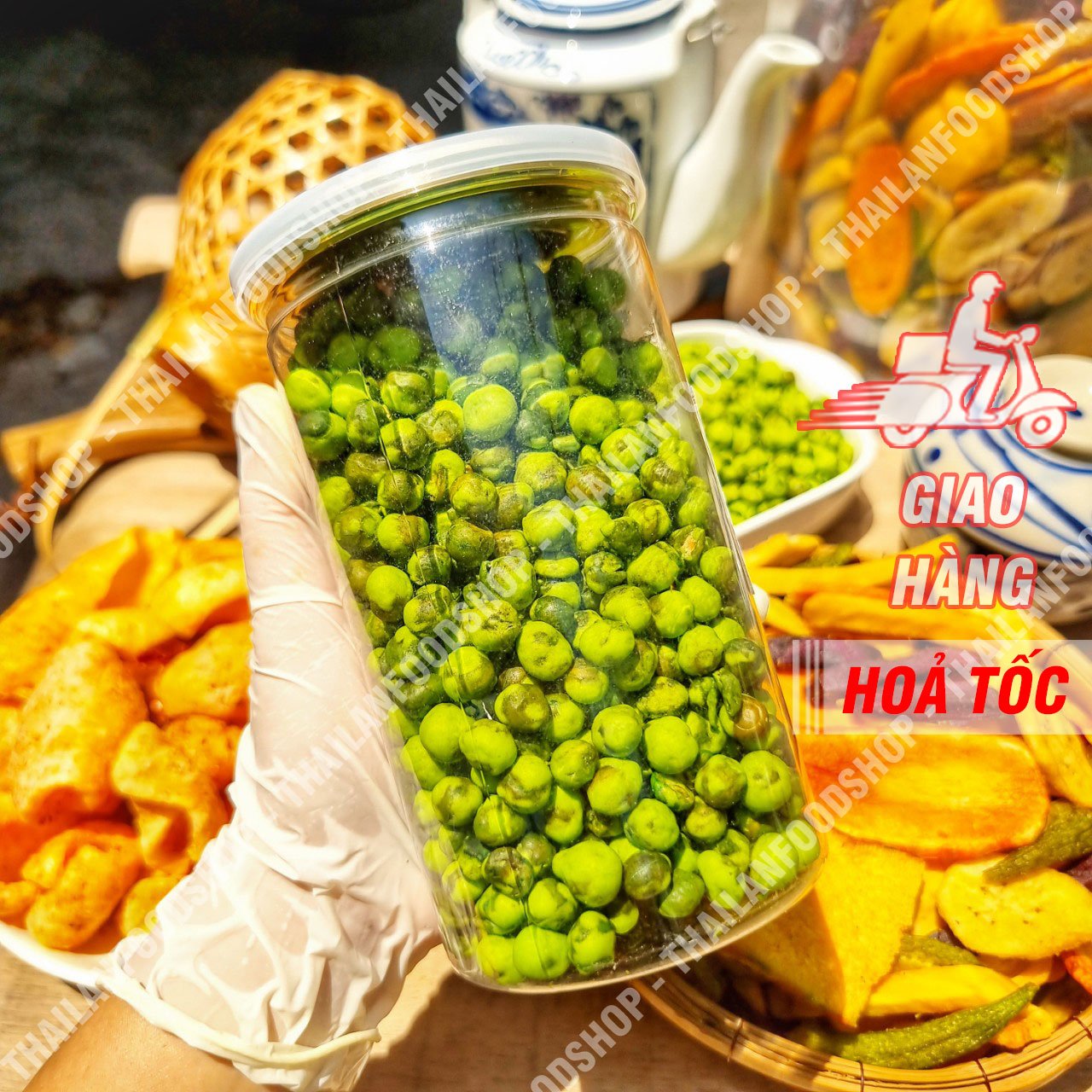 Đậu Hà Lan Wasabi - Lon 300gr