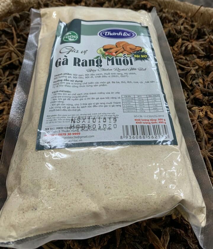 Gia vị gà rang muối gói 500gr
