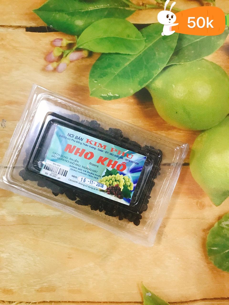 [HCM]Nho khô vàng/đen Đà Lạt