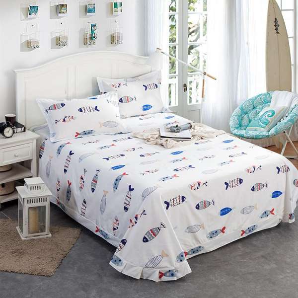 100% Cotton Ga Trải Giường Đơn Chiếc Bốn Mùa 100% Cotton Hai Người 1.8 M Ga Trải Giường 1.5 M Ga Trải Giường Hai Người 1.2 M Trên Giường Cung Cấp