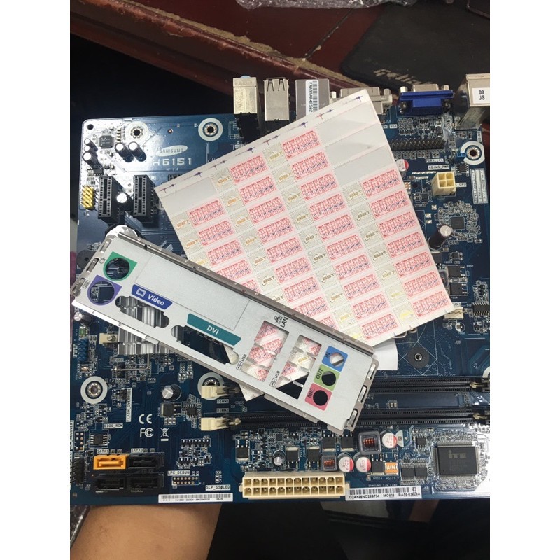 Main H61 socket 1155 mới Full box + chặn + dây sata