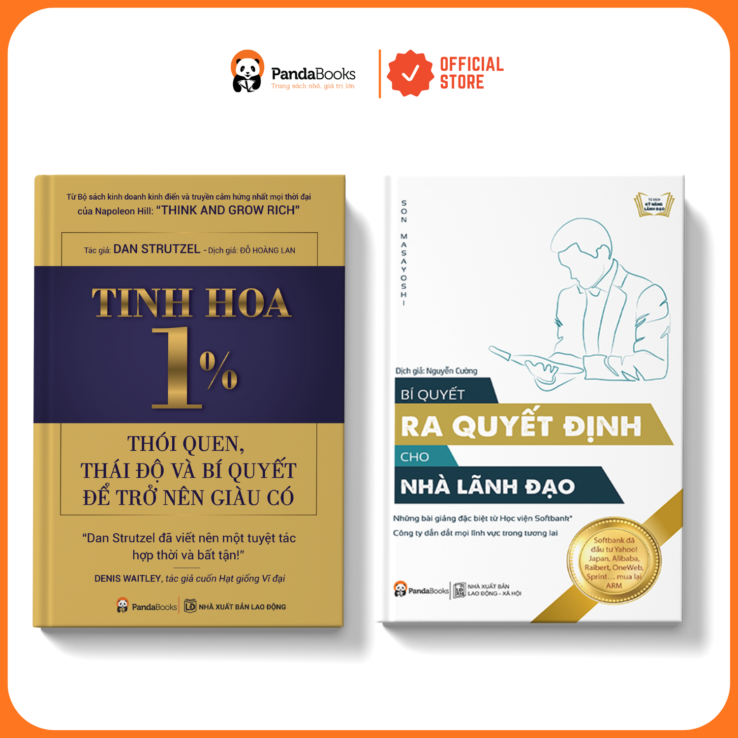 Sách - Combo 2 cuốn Tinh hoa 1% - Thói quen, thái bộ và bí quyết để trở nên giàu có + Bí quyết ra quyết định