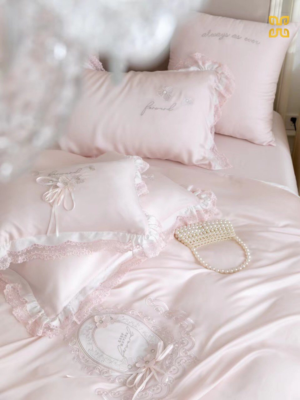 Bộ chăn ga tencel 100s công chúa