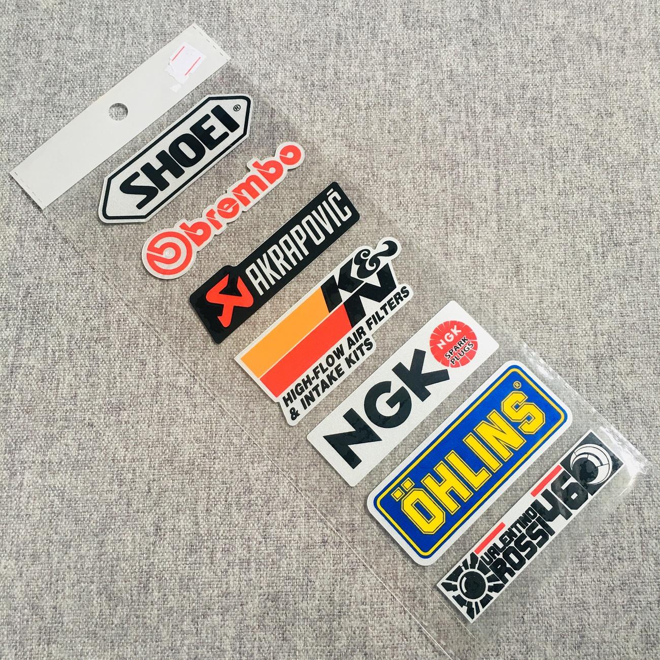 [HCM]TEM TẤM LOGO DÁN XE MÁYTRANG TRÍ XE MÁY NHIỀU HÌNH ĐỘC ĐÁO LẠ MẮT (KIỂU 5)