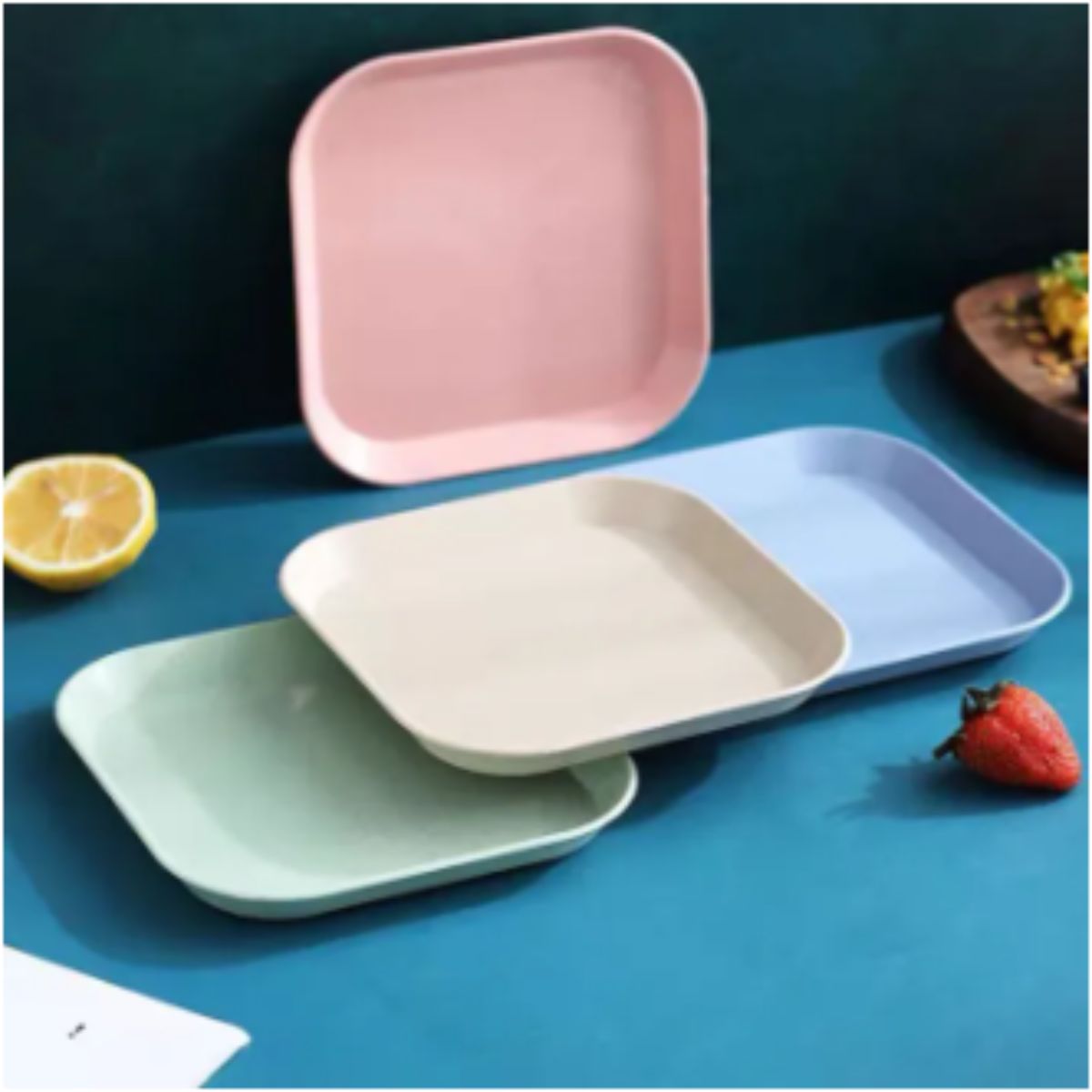 Set 8 đĩa lúa mạch-Đĩa lúa mạch -Bộ 8 đĩa lúa mạch cao cấp
