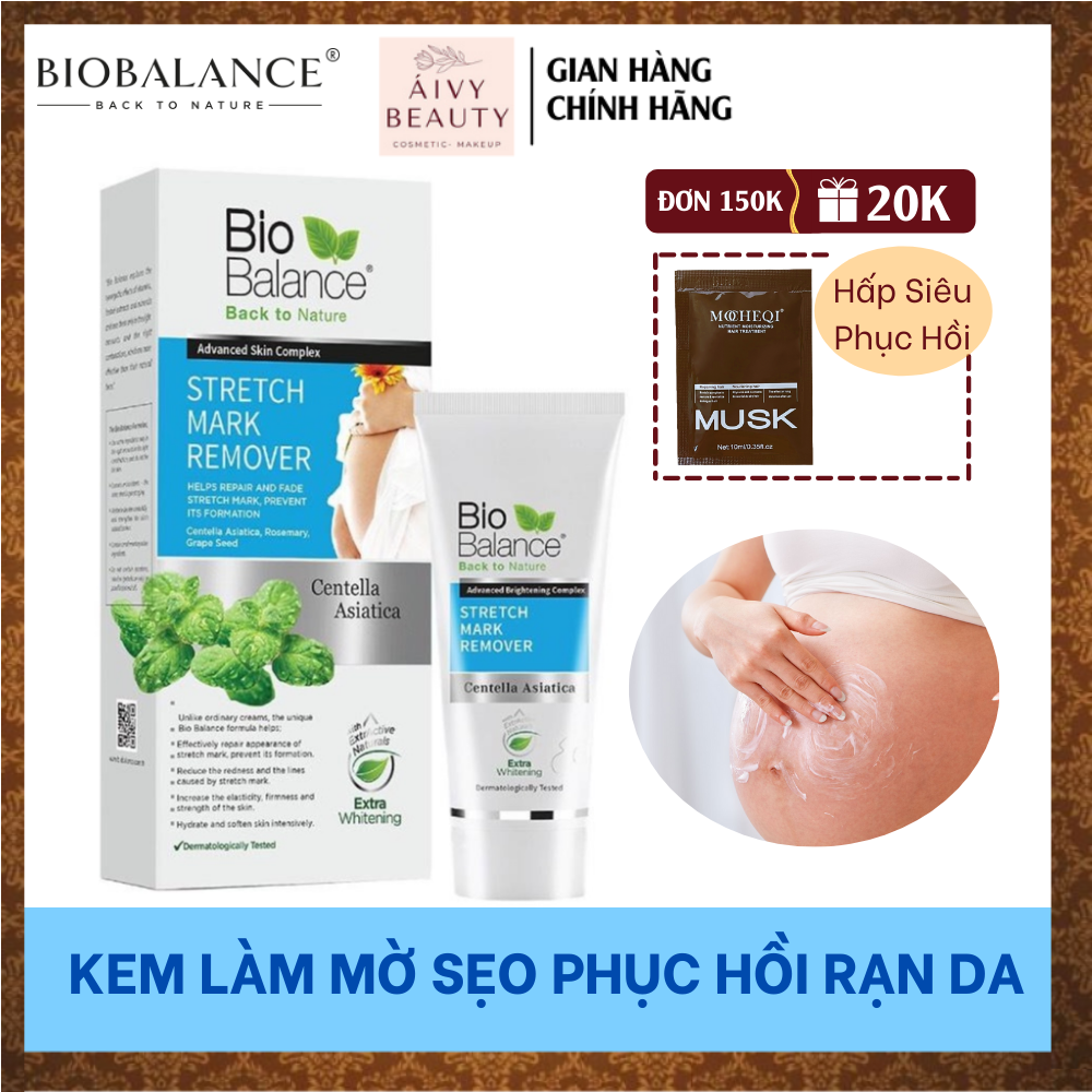 [HCM]Kem Phục Hồi Rạn Da Dưỡng Trắng BIOBALANCE Stretch Mark Remover 60ml [BIO BALANCE]