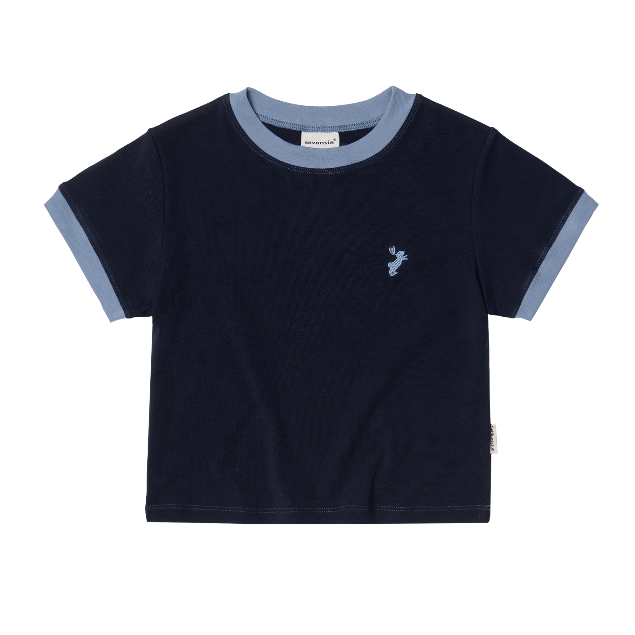 Áo Croptop Ringer "Mini Bunny" SLC
