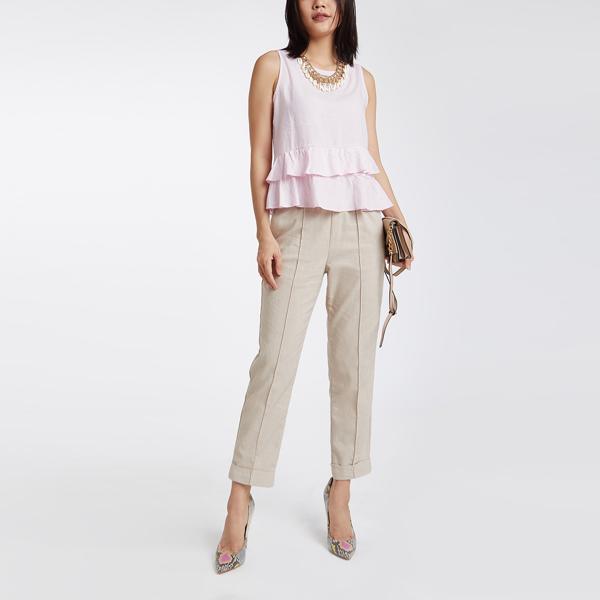 N&M Áo Kiểu Nữ Linen 1901042