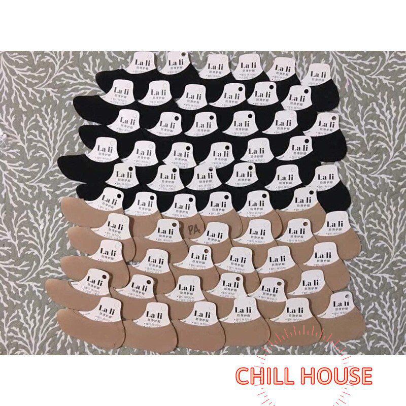 Sét 10 Đôi Tất Hài/Tất Lười Lali Đen,Da - Chillhouse