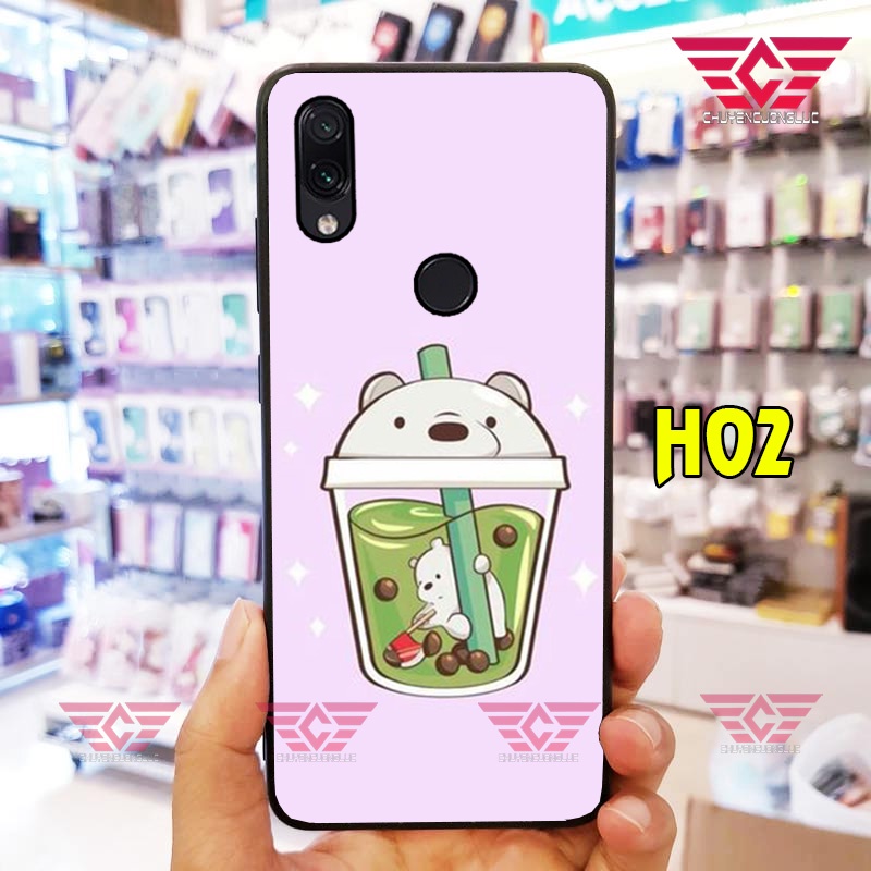 Ốp lưng XIAOMI Redmi NOTE 7 - Redmi 7 - REDMI NOTE 7 PRO trà sữa dễ thương