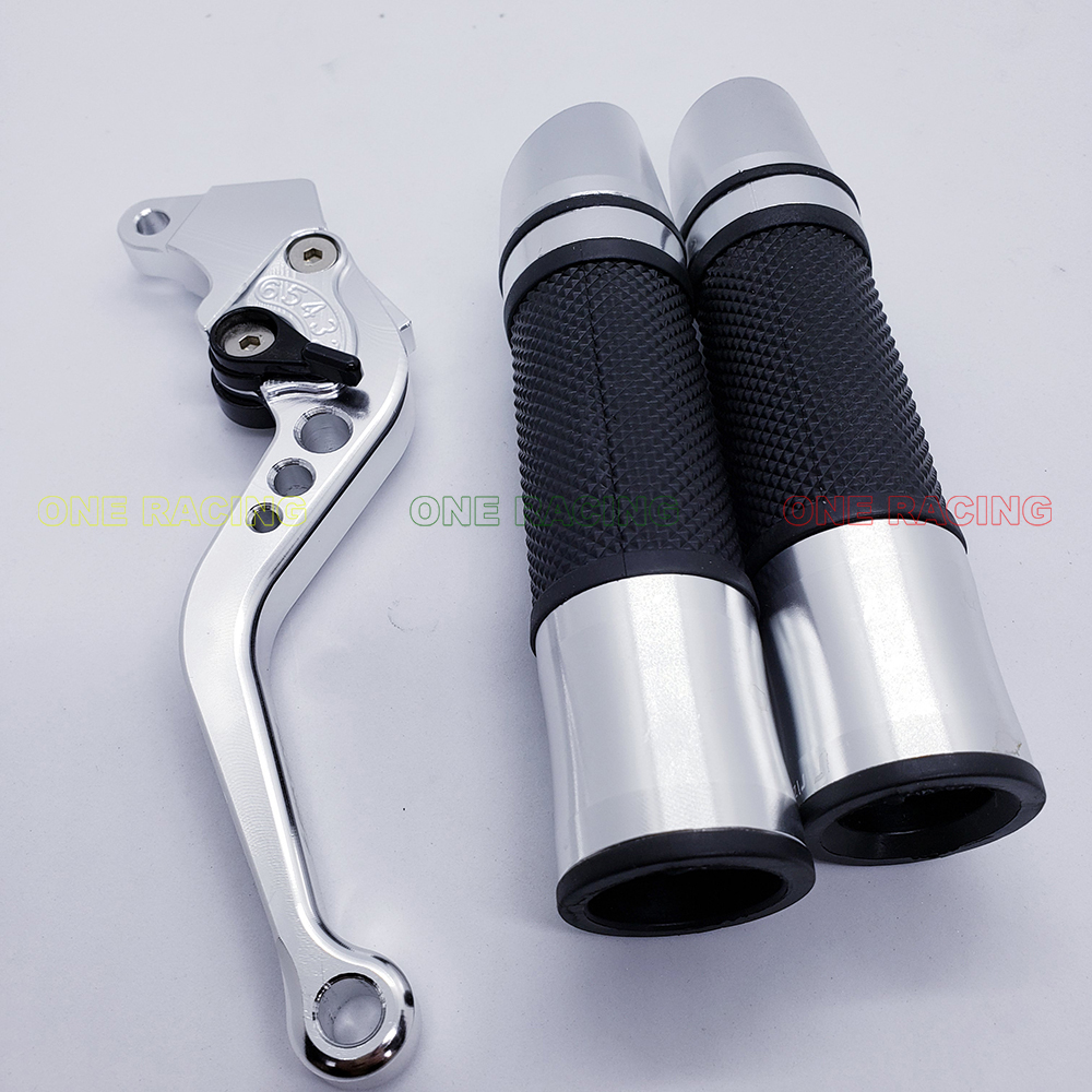 [COMBO 2 MÓN] Bao tay cầm xe máy gù xéo rizoma, tay thắng phanh xe wave, sirius, dream, mẫu cao cấp, màu bạc, ONE RACING