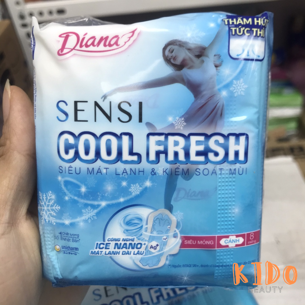 Diana Sensi Cool Fresh | 23cm super absorbent ( pack of 20 pieces/8 pieces)