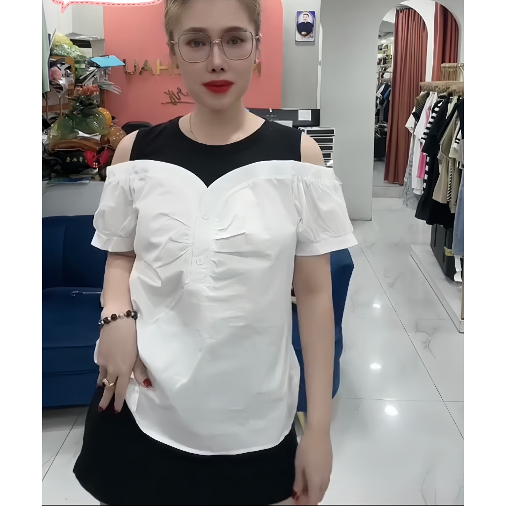 SV98 Áo Phối Hở Vai