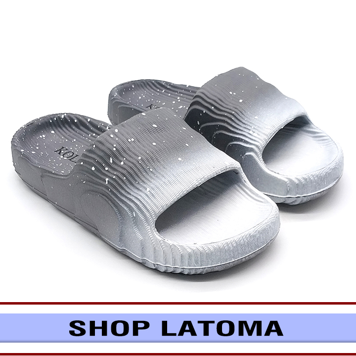 Dép quai ngang nam nữ đúc liền quai siêu nhẹ êm chân thời trang Latoma TA8201