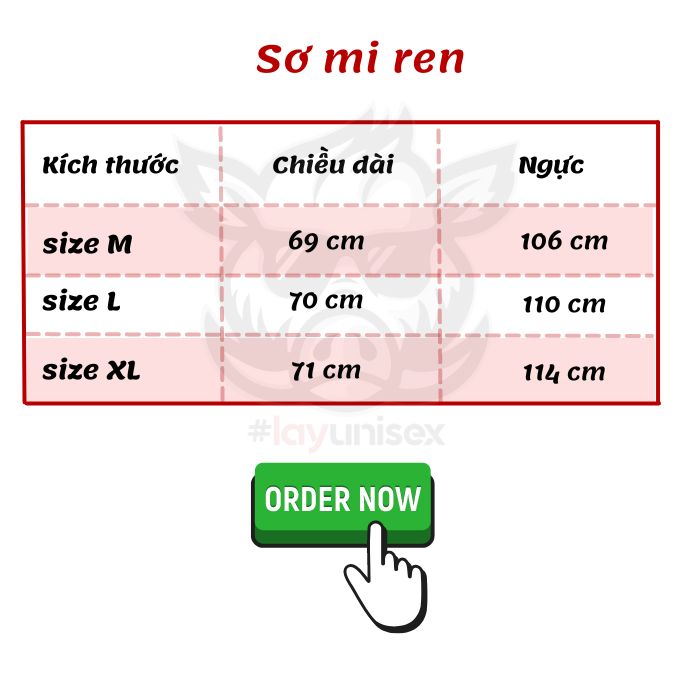 Áo sơ mi Ren nam Elegance cao cấp - Layunisex