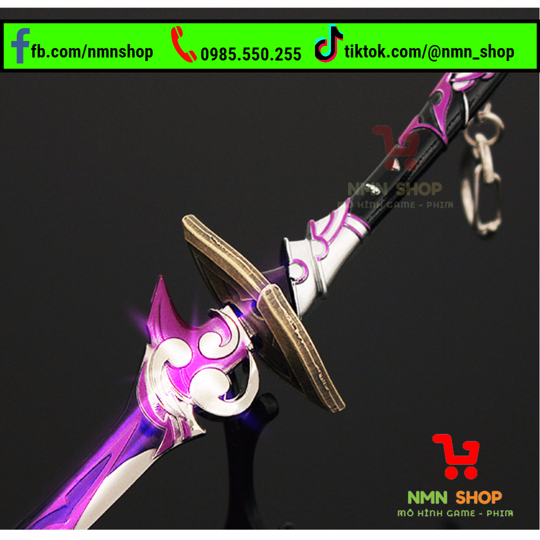 Mô hình game Genshin Impact - Ki.ếm Lôi Thần (Raiden Shogun) 30cm