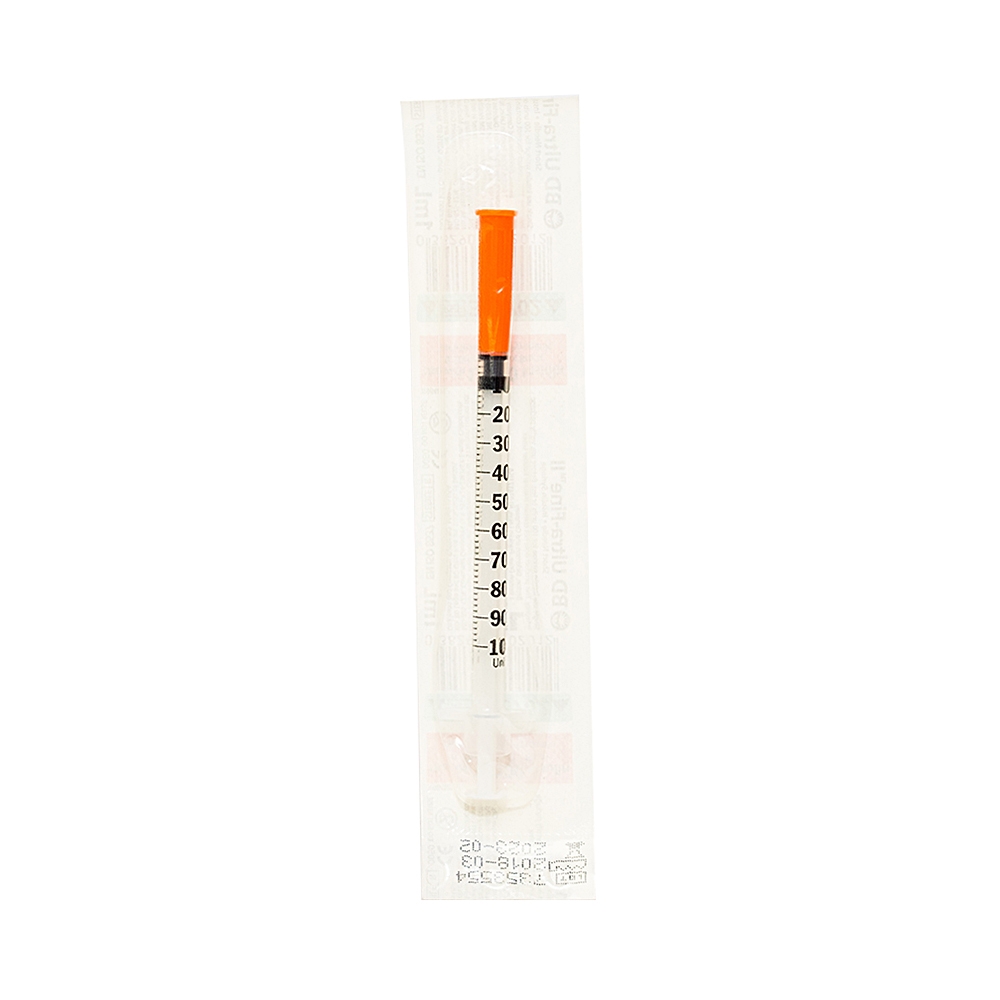 Bơm tiêm / Ống kim chích (Xy lanh) BD Ultra Fine (Mỹ) 1ml (cc) (bơm thuốc, sữa, thức ăn, tiểu đường/ đái tháo đường...)