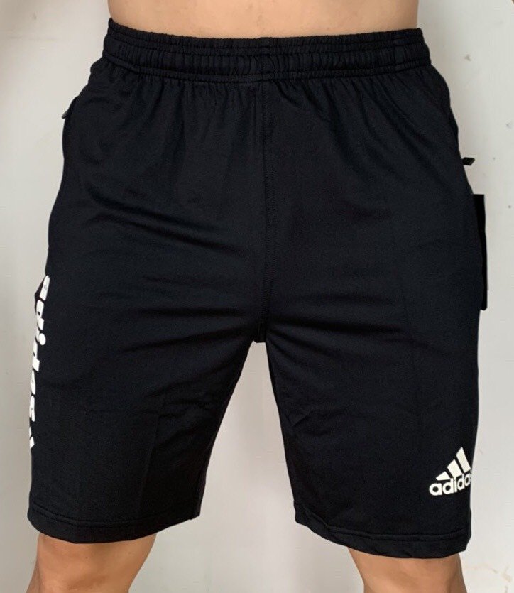 QUẦN ĐÙI THUN NAM ADIDAS BLACK