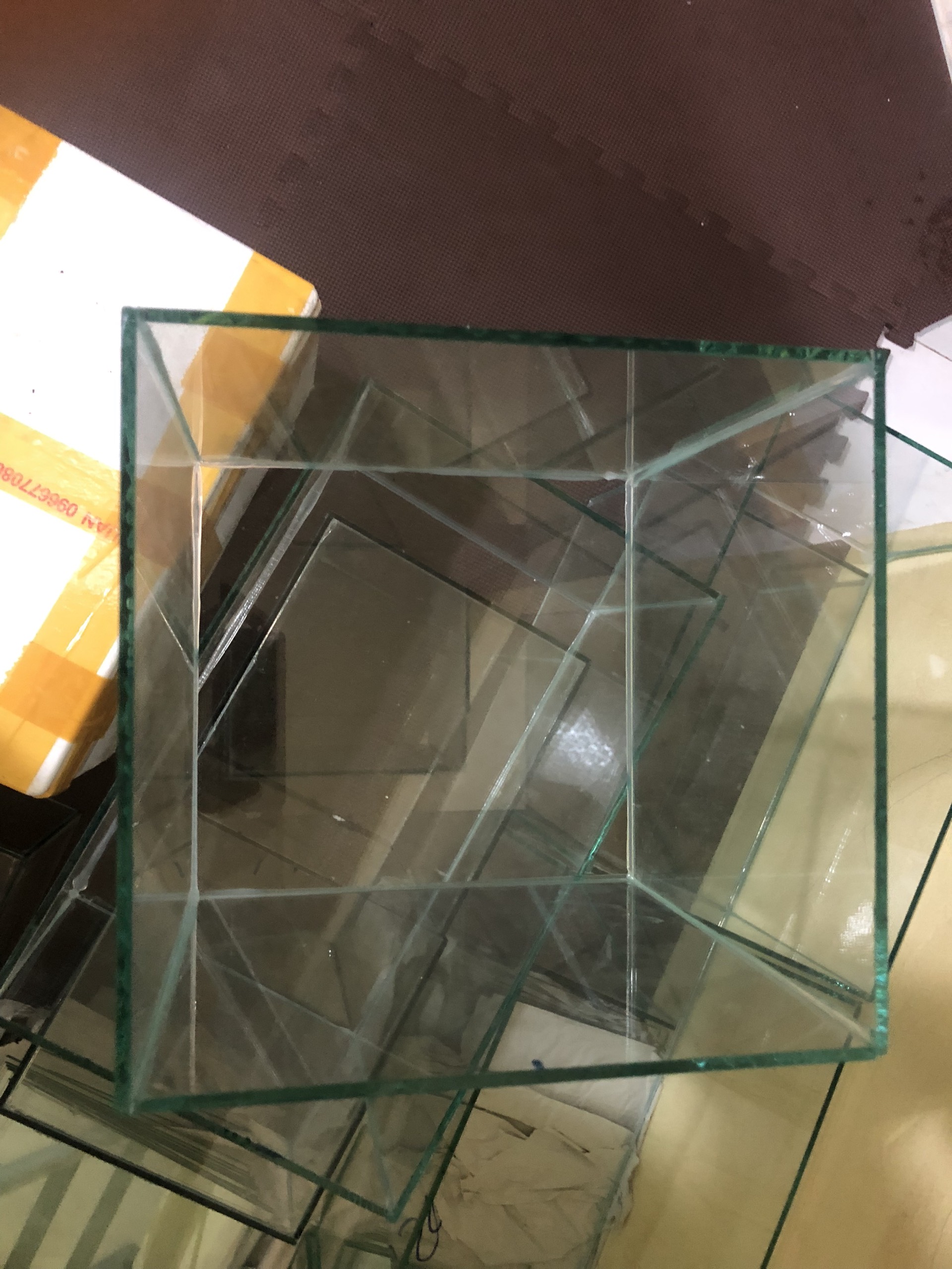 Bể cá cảnh rubic mini (D20xR20xH20)thủy sinh để bàn