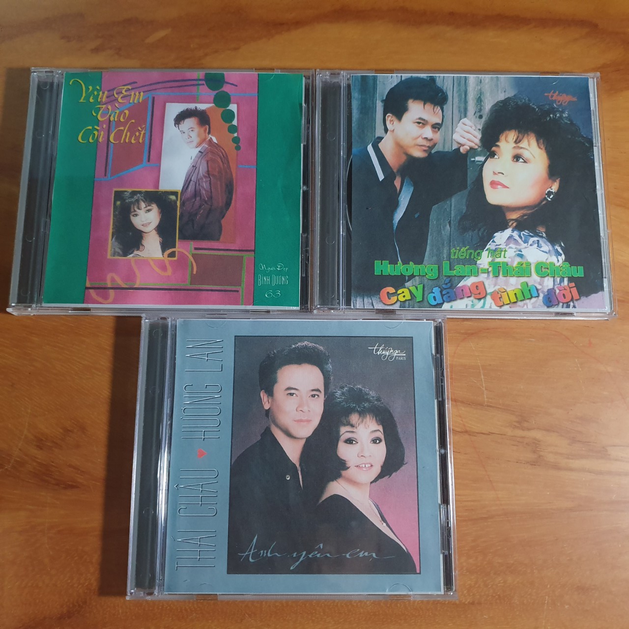 Bộ 3 đĩa cd thái châu - hương lan tuyển chọn
