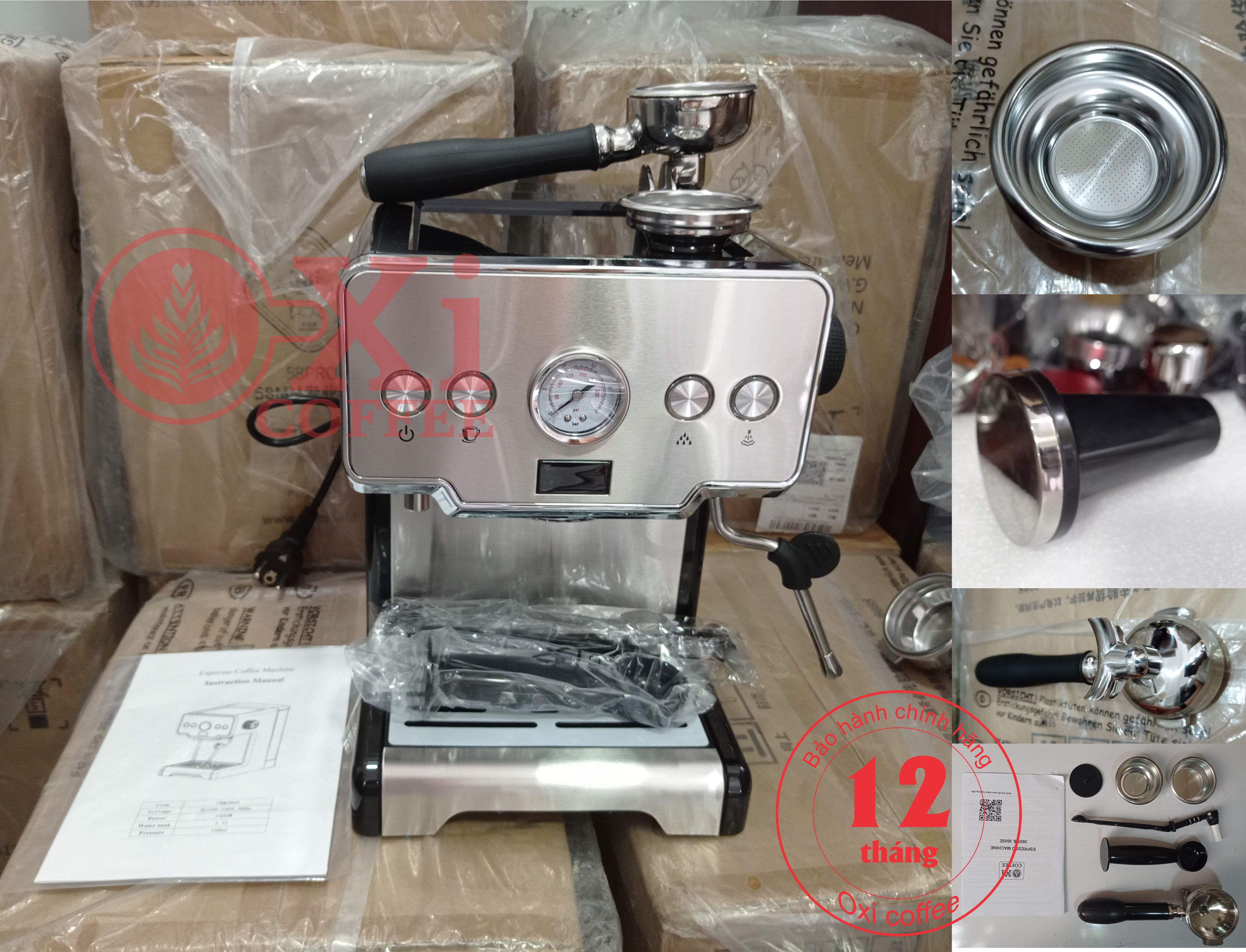 Bộ máy pha cà phê LaCasa 3605E và LS 017