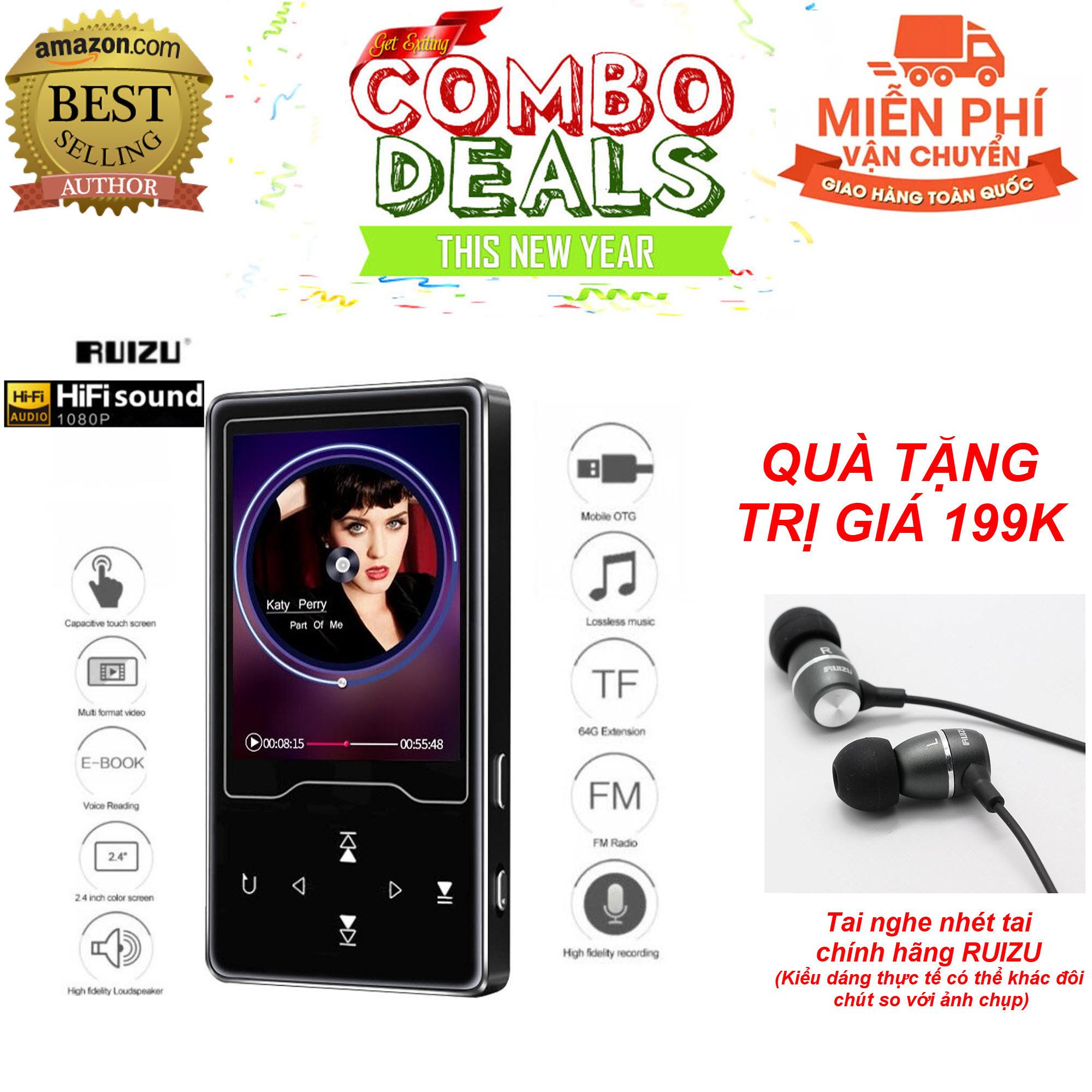 Máy nghe nhạc mp3/mp4 chất lượng cao màn hình lớn hd 2.4 inches xem phim cực đã ruizu d08 - may nghe nhac mp3/mp4 - may nghe nhac ruizu