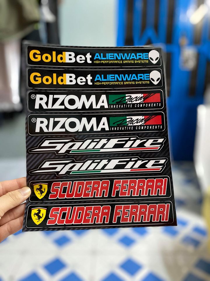 [HCM]TEM LOGO DÁN PHUỘC DÁN GẮP GOLDBET ALIENWARE RIZOMA