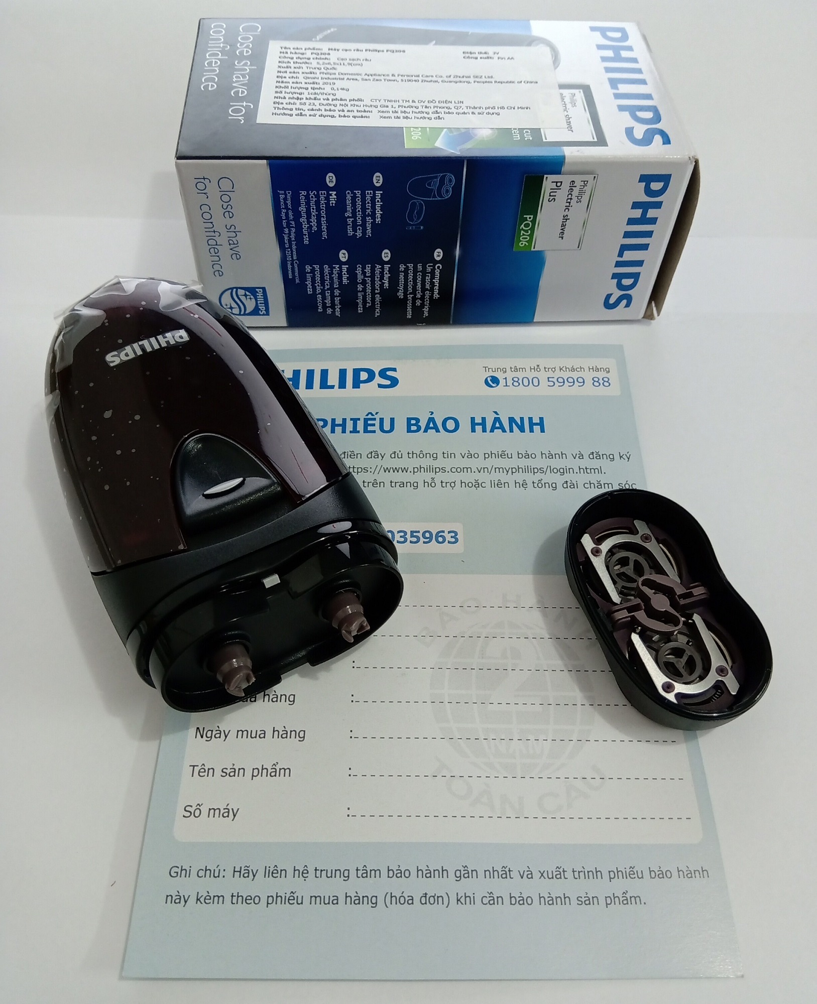 Máy cạo râu Philips PQ206 - Hàng nhập khẩu