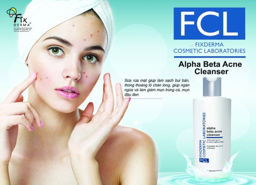 [HCM][200mL] SỮA RỬA MẶT FIXDERMA FCL ALPHA BETA CLEANSER